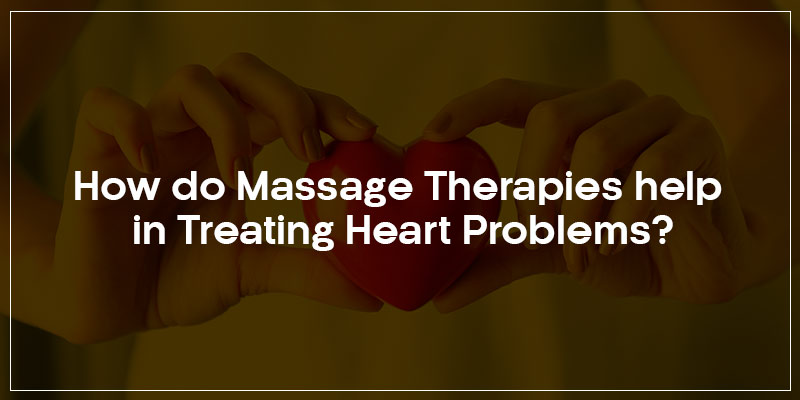 How do massage therapies help in treating heart problems
